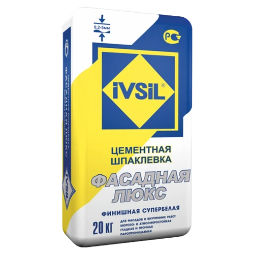 IVSIL Шпаклевка  ФАСАДНАЯ ЛЮКС 20 кг
