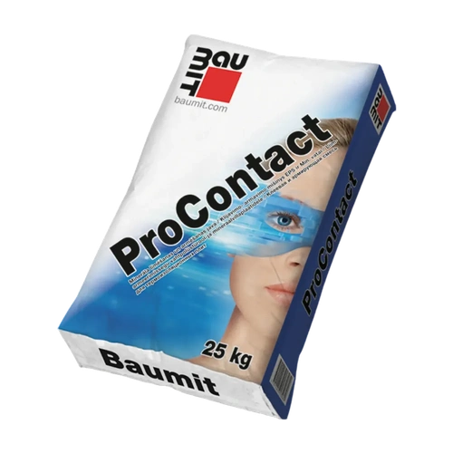 Клеевой и базовый штукатурный состав  Baumit ProContakt, 25кг
