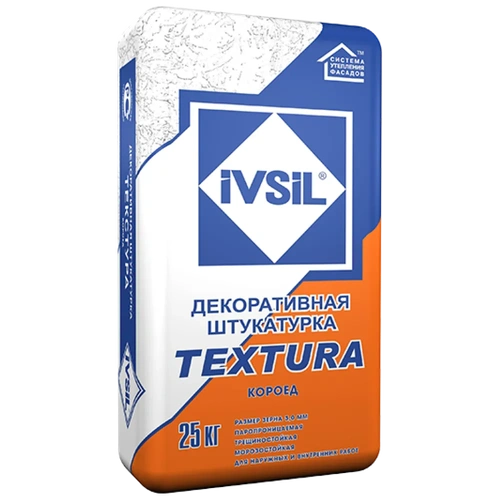 IVSIL TEXTURA  Короед  серый 2 (25 кг)