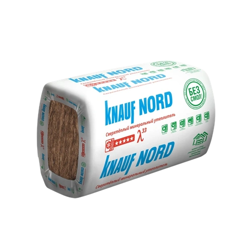 Кнауф NORD TS 033 Aquastatik 50х600х1250 мм (0,45 м3; 9,0 м2)