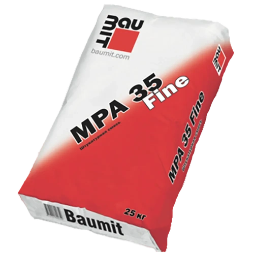 Штукатурная смесь Baumit MPA 35 Fine 25 кг