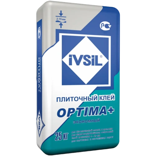 IVSIL OPTIMA + С1 клей для плитки (25 кг)