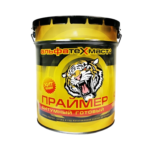 Праймер битумный готовый АльфаТехМаст, ведро 16кг