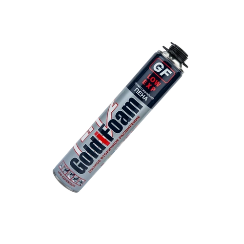Пена монтажная профессиональная (низкое расширение) GoldiFoam LOW EXP летняя, (750г)