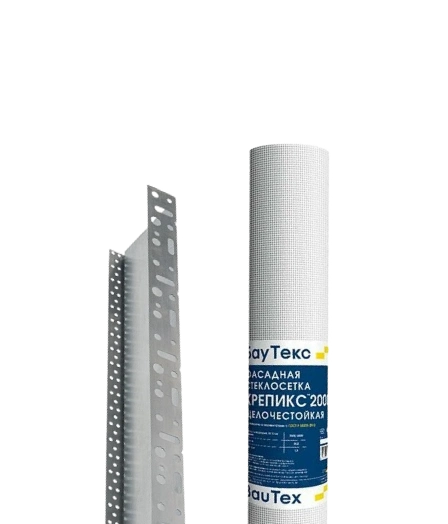 Фасадная сетка и комплектующие